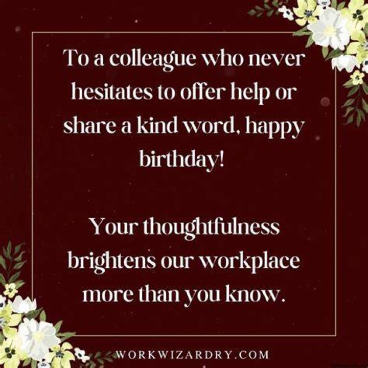 100+ Birthday Wishes For Colleague and Coworker WishesMsg