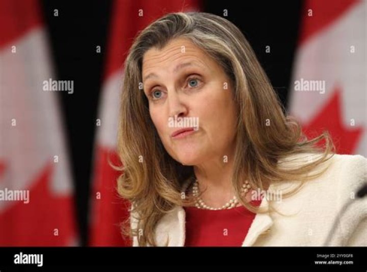Chrystia Freeland Deputy Prime Minister Renae Barnhill