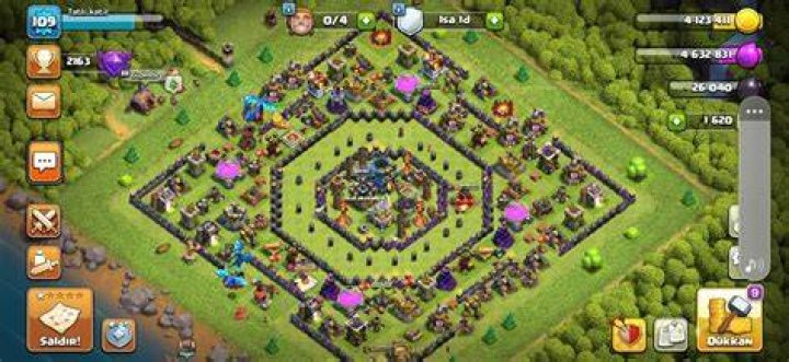 Clan village Clash of Clans Interface In Game
