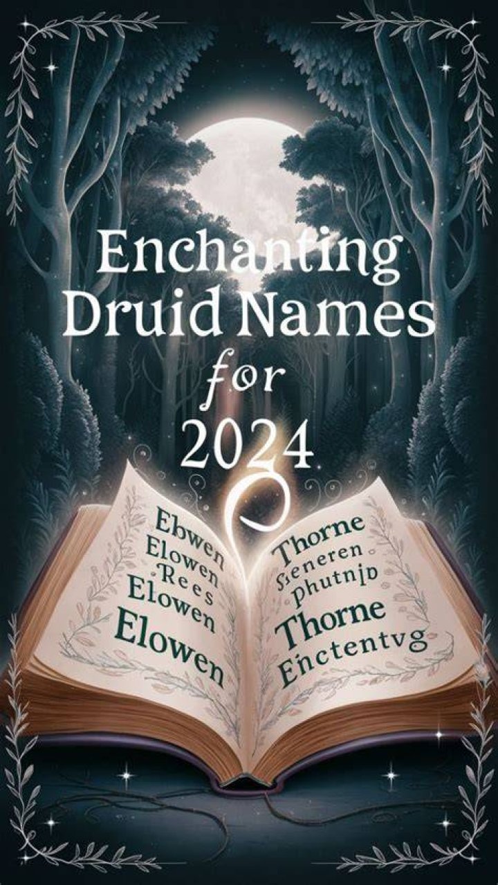 Enchanting Druid Names: A Journey Into Nature's Mystique