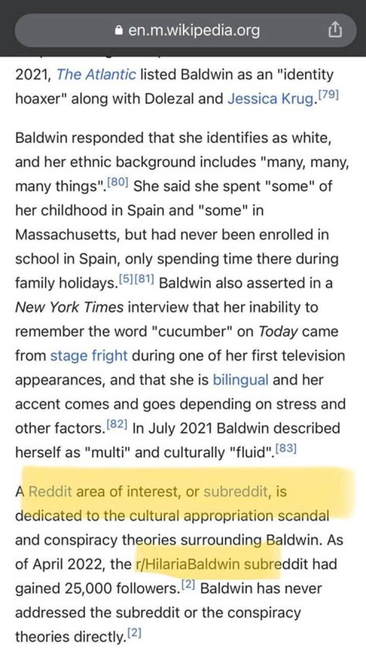 Know About Her Wikipedia Page