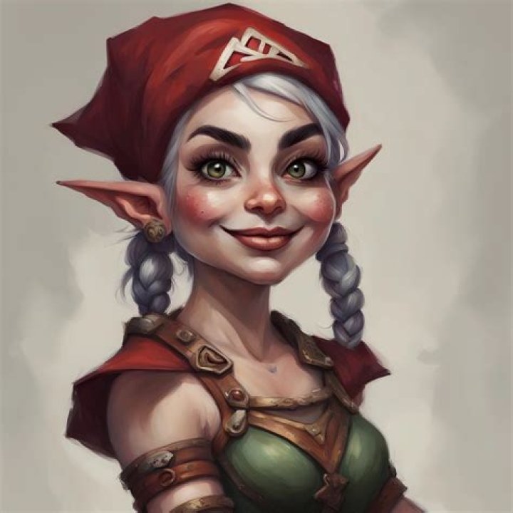 Kookie female gnome dnd portrait Google Search Female gnome