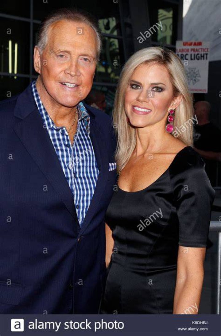 Lee Majors and his wife, Faith, at UFC 74 during a mixed martial arts