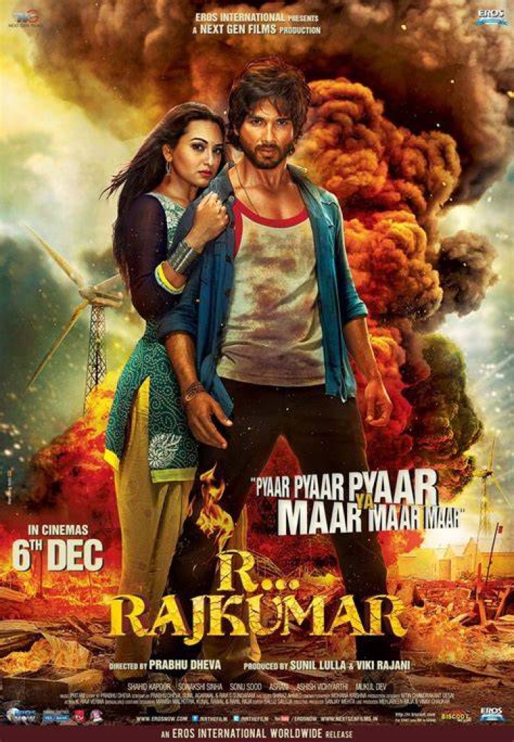 R Rajkumar Official Poster Hd Bollywood Movies Wallpapers 1920x1200