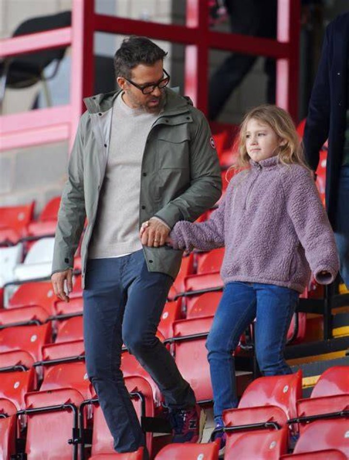 Ryan Reynolds Brings Daughter James to Wrexham Football Game POPSUGAR