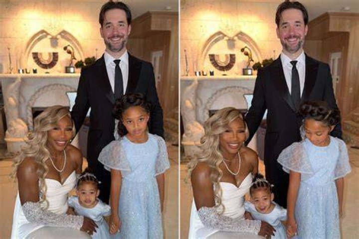 Serena Williams’ husband shares family photo with daughter Olympia
