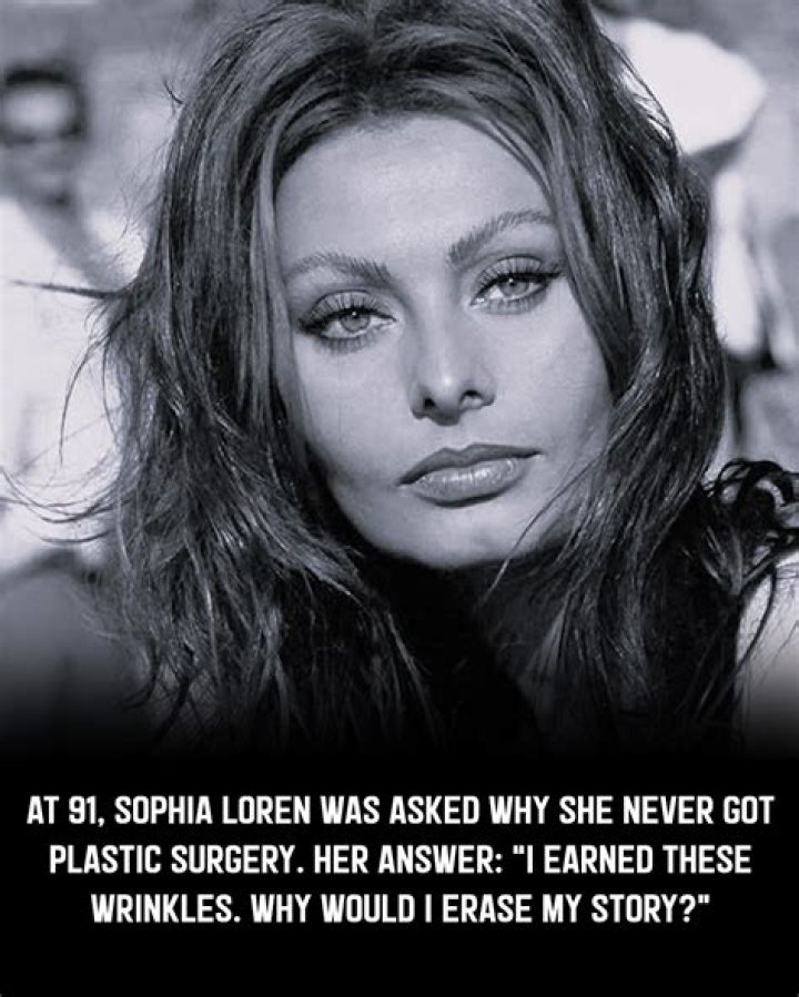 Sophia Loren says she is still living her dream