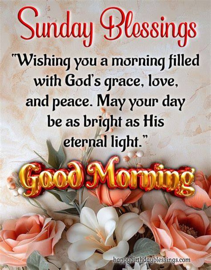 Sunday Morning Prayers For Blessings And Grace