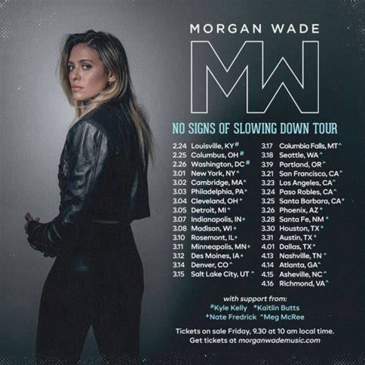 Wade Announces 2023 No Signs of Slowing Down Tour