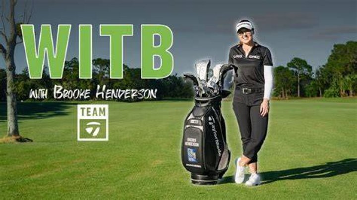 Winner&rsquo;s Bag Brooke Henderson The Amundi Evian Championship Golf