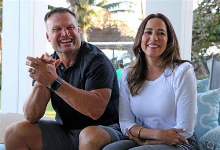 Zach Thomas and wife Maritza Thomas The Jason Taylor celebrity Golf